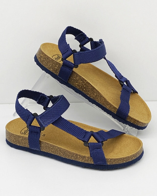Scholl dziecięce sandały Monkey navy blue, tęgość F
