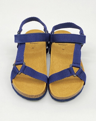 Scholl dziecięce sandały Monkey navy blue, tęgość F