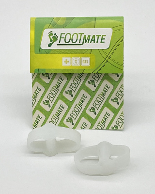 Foot Mate G022 Żelowe kliny na haluksy z podwójnym pierścieniem (2 szt.)