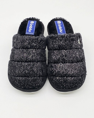 Damskie pantofle domowe Inblu LB95 nero , tęgość H