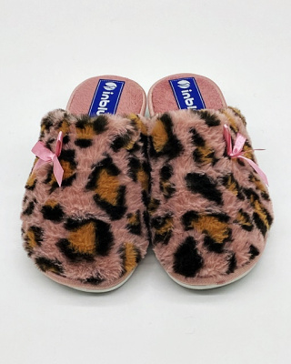 Domowe pantofle damskie Inblu LB94 rosa, tęgość H