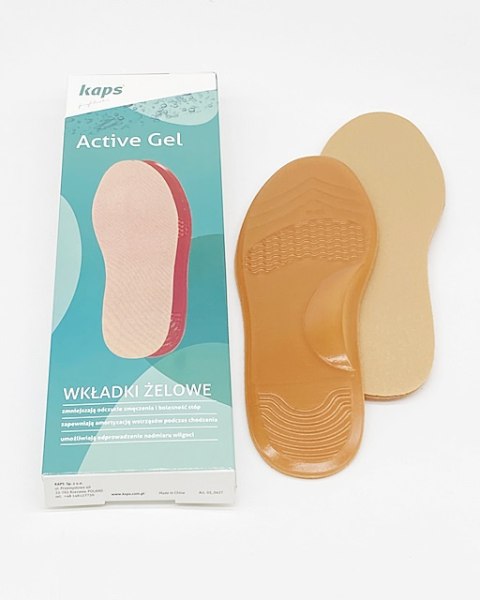 KAPS Active Gel - amortzujące pełne wkładki żelowe do butów