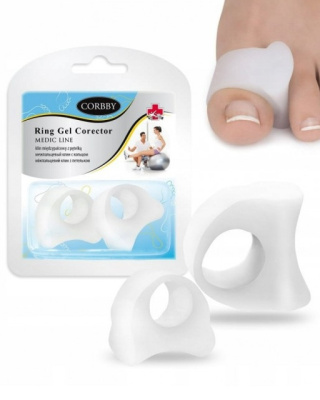 Corbby Ring Gel Corector 2 szt. - Kliny na haluksy z pętelką