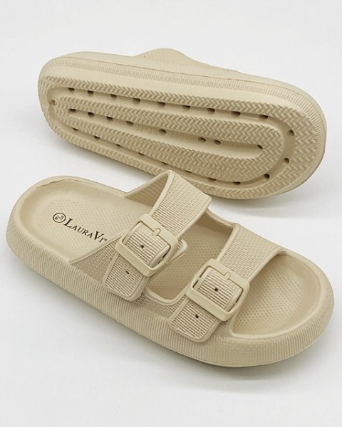 Klapki Laura Vita CY-008 beige