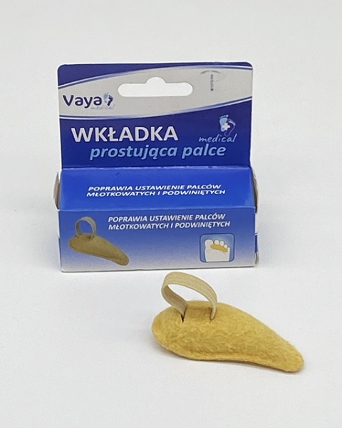 wkładka prostująca palce