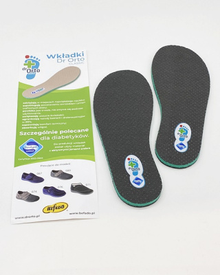 Wkładki do obuwia Dr Orto Classic 891D006, 891M006 szare