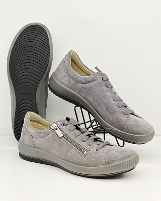 Wygodne buty damskie Legero 2-001162-2200 szary welur, Tanaro 5.0, tęgość G