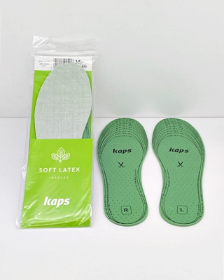 Wkładki do butów odświeżające KAPS Soft Latex do przycinania 35-46