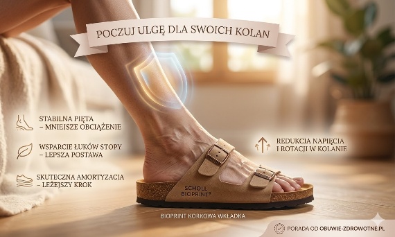 Technologia Bioprint w Butach Scholl: Twoja Tarcza Chroniąca Stawy Kolanowe