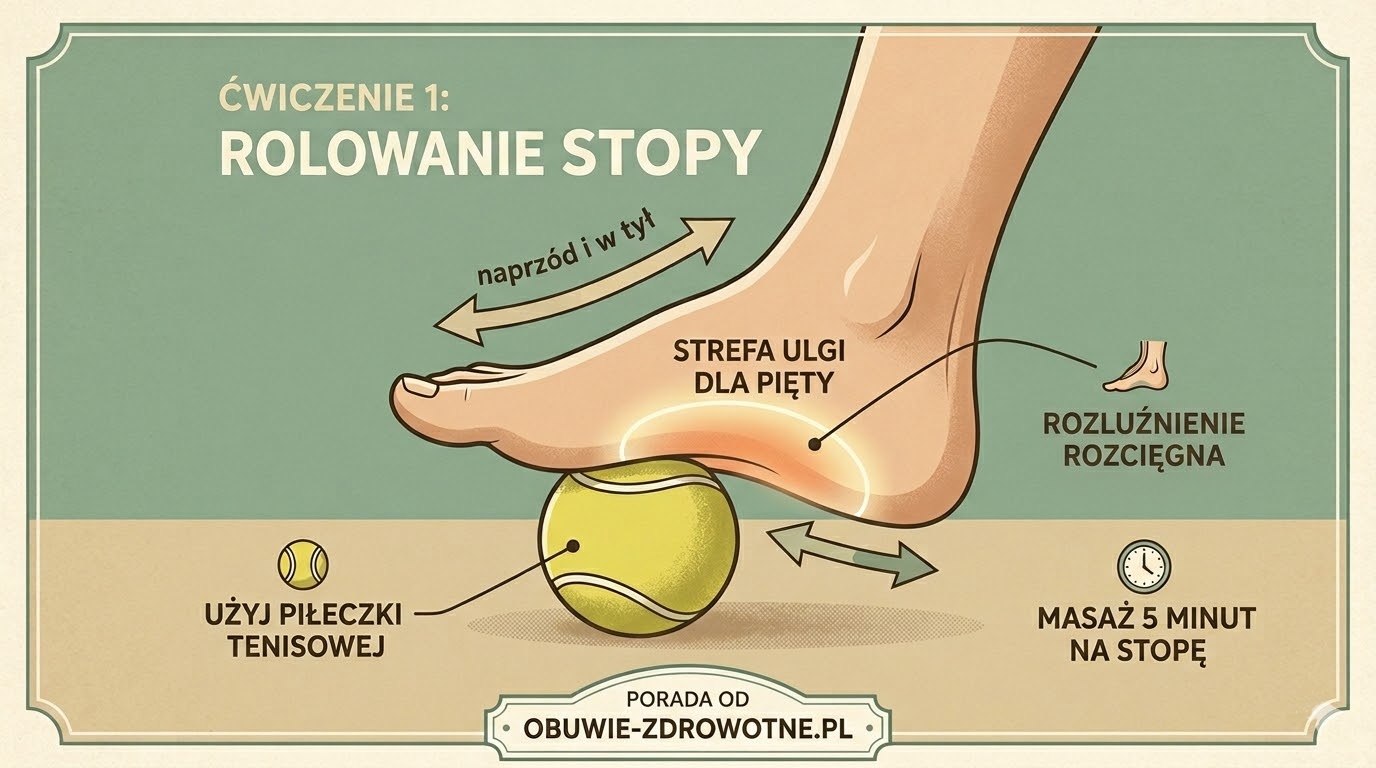jakie ćwiczenia na ostrogę piętową, 1