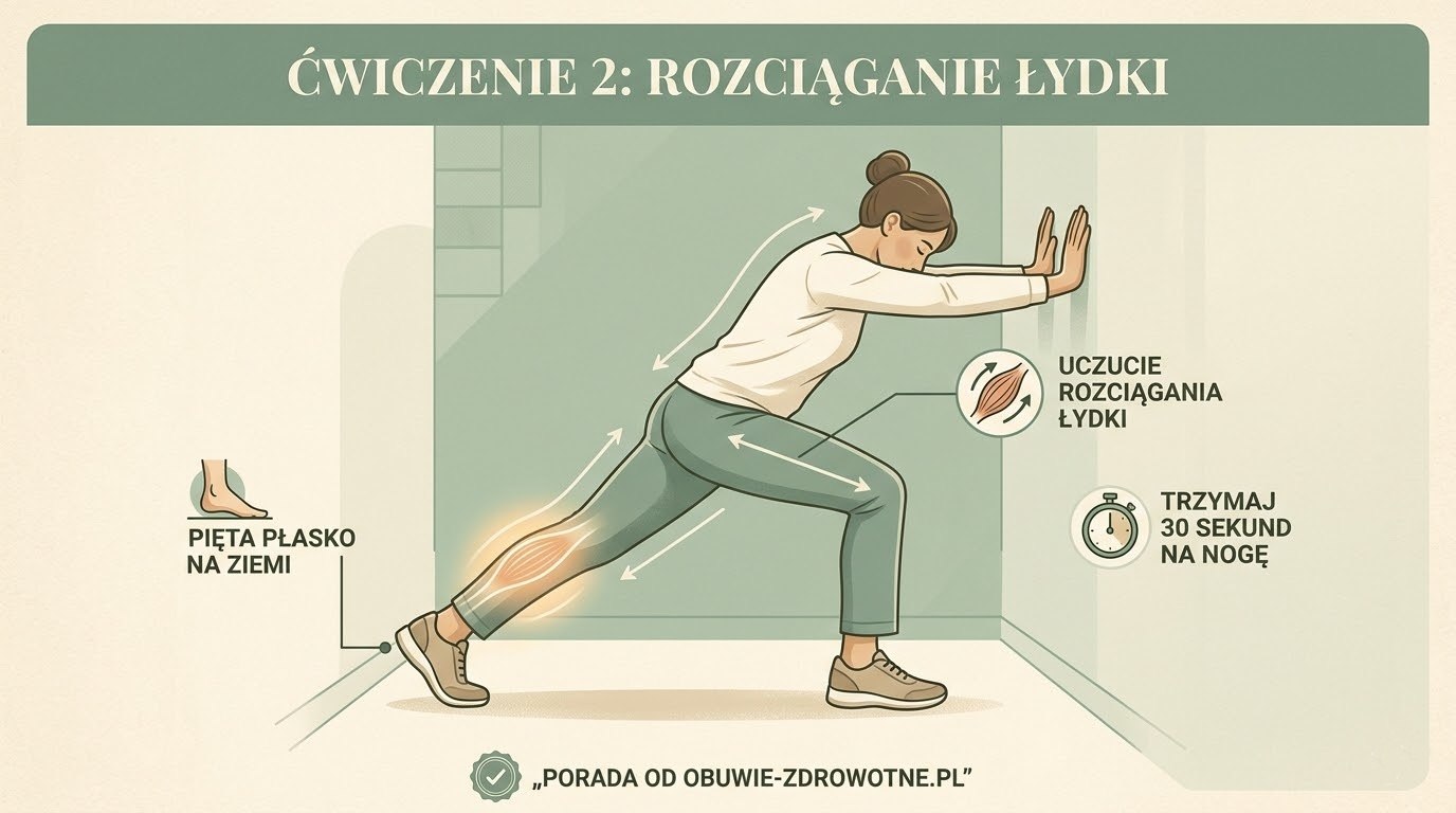 ćwiczenia na ostrogę piętową 2
